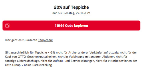 Otto.de - 20% Rabatt auf Teppiche: z.B. HANSE Home 3--teilige Bettumrandung "Bergamo", versch. Farben Otto.de - 20% Rabatt auf Teppiche: z.B. HANSE Home 3--teilige Bettumrandung "Bergamo", versch. Farben
