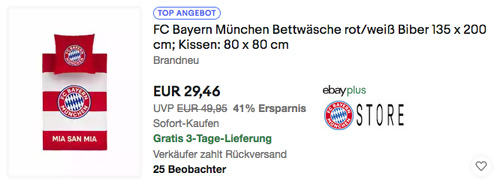 FC Bayern München 24372 Bettwäsche rot/weiß Biber 135 x 200 cm, 80 x 80 cm Kissen FC Bayern München 24372 Bettwäsche rot/weiß Biber 135 x 200 cm, 80 x 80 cm Kissen