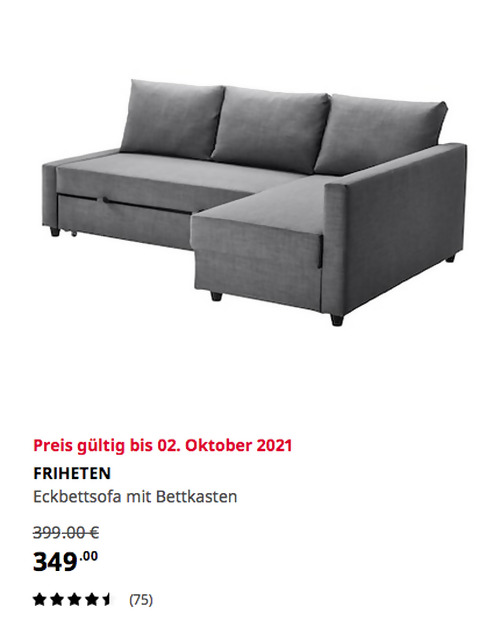 IKEA Hanau - FRIHETEN Eckbettsofa mit Bettkasten, Skiftebo dunkelgrau, 230 x 151 x 66 cm - jetzt 13% billiger IKEA Hanau - FRIHETEN Eckbettsofa mit Bettkasten, Skiftebo dunkelgrau, 230 x 151 x 66 cm - jetzt 13% billiger