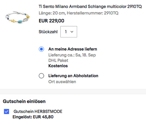 Ti Sento Milano 2910TQ Armband "Schlange" (ca. 20 cm, 925 Sterling Silber, Multicolor) Ti Sento Milano 2910TQ Armband "Schlange" (ca. 20 cm, 925 Sterling Silber, Multicolor)