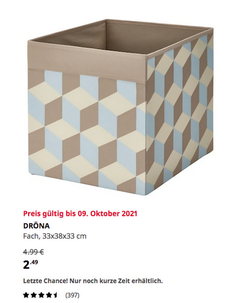 IKEA Magdeburg - DRÖNA Fach, bunt, 33x38x33 cm - jetzt 40% billiger IKEA Magdeburg - DRÖNA Fach, bunt, 33x38x33 cm - jetzt 40% billiger