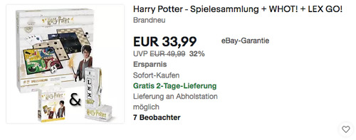 ASS Altenburger Harry Potter - Spielesammlung + WHOT! Harry Potter + LEX GO! Harry Potter ASS Altenburger Harry Potter - Spielesammlung + WHOT! Harry Potter + LEX GO! Harry Potter