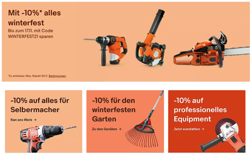 Ebay - 10% Rabatt auf Zubehör für Selbermacher: z.B. Bosch UniversalHedgeCut 60 Elektro Heckenschere (480 Watt, 600mm Schnittlänge) Ebay - 10% Rabatt auf Zubehör für Selbermacher: z.B. Bosch UniversalHedgeCut 60 Elektro Heckenschere (480 Watt, 600mm Schnittlänge)