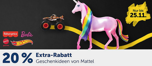 myToys.de - 20% Extra-Rabatt auf Geschenkideen von Mattel: z.B. Mattel Fisher-Price Spielspaß "Rainforest Jumperoo" myToys.de - 20% Extra-Rabatt auf Geschenkideen von Mattel: z.B. Mattel Fisher-Price Spielspaß "Rainforest Jumperoo"