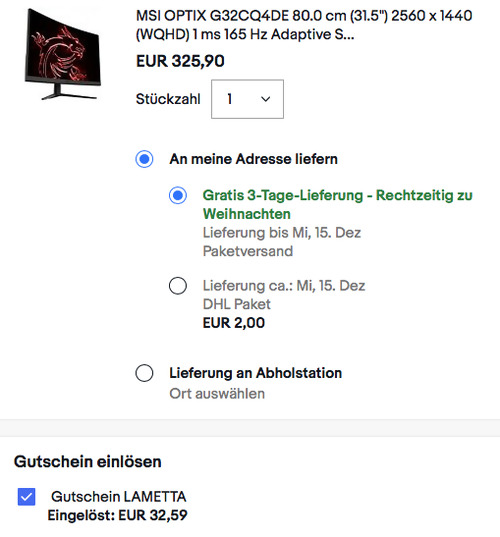MSI OPTIX G32CQ4DE 80.0 cm (31.5") Curved Gaming Monitor, 2560 x 1440 (WQHD) MSI OPTIX G32CQ4DE 80.0 cm (31.5") Curved Gaming Monitor, 2560 x 1440 (WQHD)