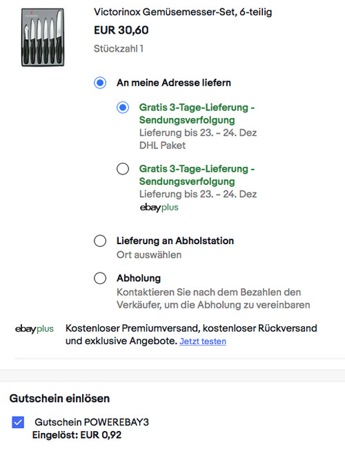 Victorinox 5.1113.6 Gemüsemesser-Set, 6-teilig - jetzt 9% billiger Victorinox 5.1113.6 Gemüsemesser-Set, 6-teilig - jetzt 9% billiger