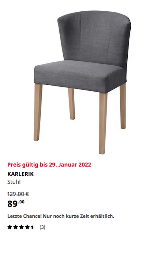 IKEA Wuppertal - KARLERIK Stuhl, Eiche/Skiftebo dunkelgrau IKEA Wuppertal - KARLERIK Stuhl, Eiche/Skiftebo dunkelgrau