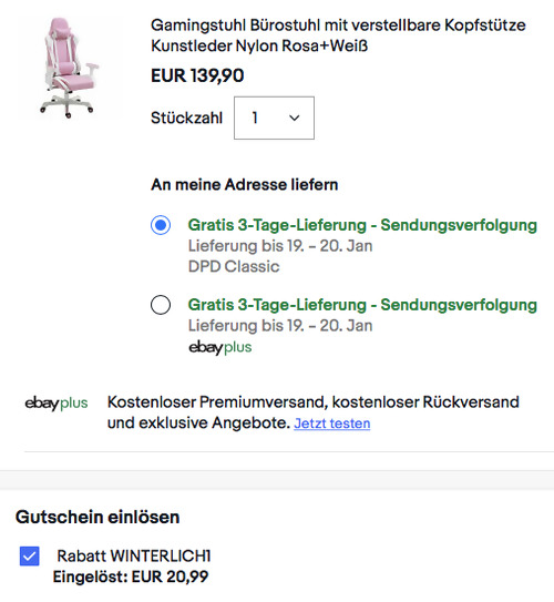 Vinsetto Gamingstuhl in Rosa+Weiß, Kunstleder Vinsetto Gamingstuhl in Rosa+Weiß, Kunstleder