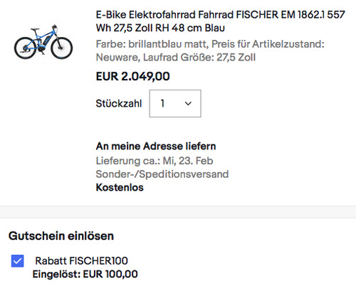 Fischer MTB EM 1862.1 (2021) 27,5 Zoll E-Bike, blau (48 cm Rahmenhöhe, 557 Wh) Fischer MTB EM 1862.1 (2021) 27,5 Zoll E-Bike, blau (48 cm Rahmenhöhe, 557 Wh)