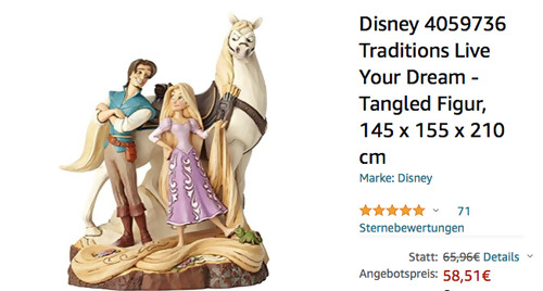 Disney 4059736 Traditions Live Your Dream Rapunzel Figur - jetzt 11% billiger Disney 4059736 Traditions Live Your Dream Rapunzel Figur - jetzt 11% billiger