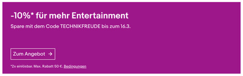 Ebay - 10% Rabatt auf Elektronik: z.B. AMD Ryzen 7 5800X - 3.8 GHz Boxed Desktop-Prozessor - jetzt 10% billiger