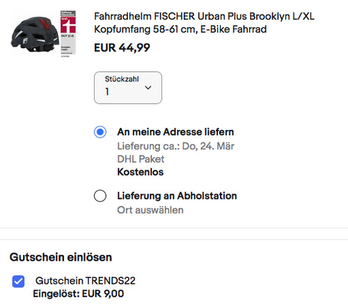 FISCHER Urban Plus Brooklyn L/XL Fahrradhelm mit Leuchtfunktionen, schwarz FISCHER Urban Plus Brooklyn L/XL Fahrradhelm mit Leuchtfunktionen, schwarz