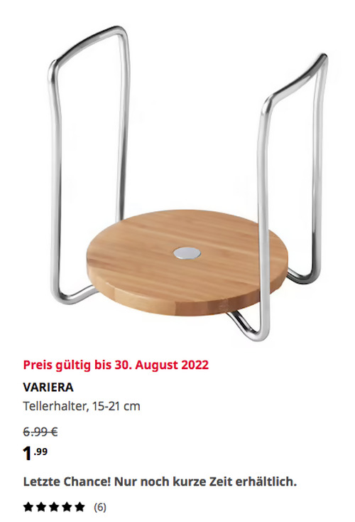 IKEA Kassel - VARIERA Tellerhalter, Bambus, 15-21 cm - jetzt 72% billiger IKEA Kassel - VARIERA Tellerhalter, Bambus, 15-21 cm - jetzt 72% billiger