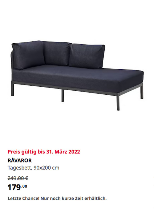 IKEA Mannheim - RÅVAROR Tagesbett, Vansta dunkelblau, 90x200 cm - jetzt 28% billiger IKEA Mannheim - RÅVAROR Tagesbett, Vansta dunkelblau, 90x200 cm - jetzt 28% billiger