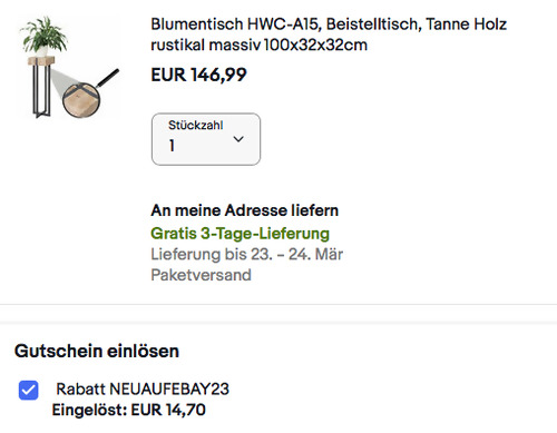 Mendler 100,5 cm Blumentisch HWC-A15,  Metall/Holz - jetzt 8% billiger Mendler 100,5 cm Blumentisch HWC-A15,  Metall/Holz - jetzt 8% billiger