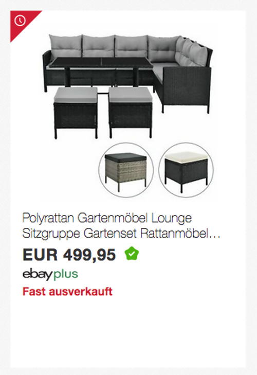Juskys 8-teiliges Polyrattan Lounge Set "Manacor", creme oder dunkelgrau Juskys 8-teiliges Polyrattan Lounge Set "Manacor", creme oder dunkelgrau