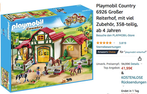 Playmobil Country 6926 Großer Reiterhof, 358-teilig Playmobil Country 6926 Großer Reiterhof, 358-teilig