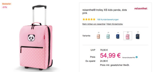reisenthel® trolley XS kids, versch. Farben (29 x 43 x 18 cm) reisenthel® trolley XS kids, versch. Farben (29 x 43 x 18 cm)