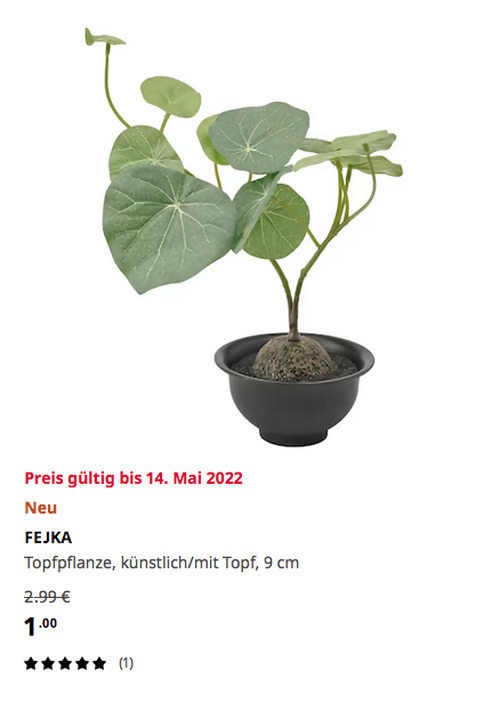 IKEA Erfurt - FEJKA Topfpflanze, künstlich/mit Topf, drinnen/draußen Stephania, 9 cm IKEA Erfurt - FEJKA Topfpflanze, künstlich/mit Topf, drinnen/draußen Stephania, 9 cm