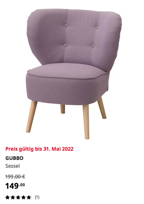 IKEA Hamburg-Moorfleet - GUBBO Sessel, lila - jetzt 25% billiger IKEA Hamburg-Moorfleet - GUBBO Sessel, lila - jetzt 25% billiger