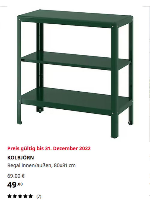 IKEA Brinkum - KOLBJÖRN Regal innen/außen, grün, 80x81 cm IKEA Brinkum - KOLBJÖRN Regal innen/außen, grün, 80x81 cm