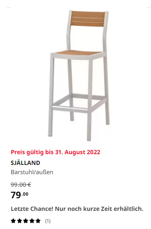 IKEA Wuppertal - SJÄLLAND Barstuhl/außen, hellgrau/hellbraun IKEA Wuppertal - SJÄLLAND Barstuhl/außen, hellgrau/hellbraun
