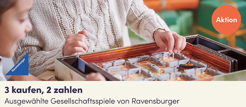 myToys.de - 3 Kaufen, 2 Zahlen Gesellschaftsspiele der Marke Ravensburger - Aktion myToys.de - 3 Kaufen, 2 Zahlen Gesellschaftsspiele der Marke Ravensburger - Aktion