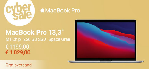 Apple MYD82D/A MacBook Pro 13,3" 2020 M1/8/256 GB Touchbar Space Grau Apple MYD82D/A MacBook Pro 13,3" 2020 M1/8/256 GB Touchbar Space Grau