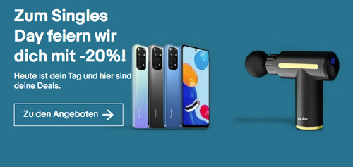 Ebay - 20%-Gutschein zum Singles Day: z.B. HENGMEI 48W Dimmbar LED Kristall Hängeleuchte - jetzt 20% billiger