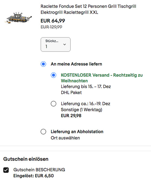 GOURMETmaxx 00972 XXL Raclette Fondue Set, ca. 60 x 24,5 x 14 cm - jetzt 10% billiger