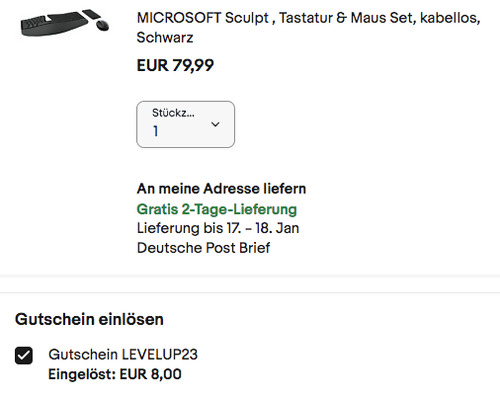 MICROSOFT Sculpt Ergonomic Desktop Tastatur & Maus Set, kabellos MICROSOFT Sculpt Ergonomic Desktop Tastatur & Maus Set, kabellos