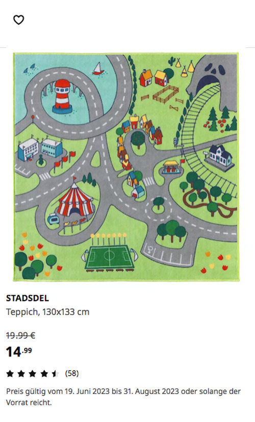 IKEA Hamburg-Altona - STADSDEL Teppich, 130x133 cm - jetzt 25% billiger IKEA Hamburg-Altona - STADSDEL Teppich, 130x133 cm - jetzt 25% billiger