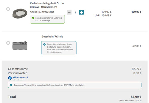 Karlie Hundebett Ortho Bed oval 100x65x24 cm in Grau/Weiß Karlie Hundebett Ortho Bed oval 100x65x24 cm in Grau/Weiß