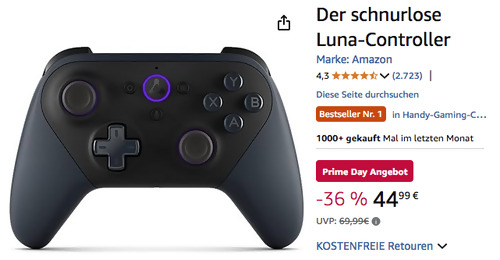 Der schnurlose Luna-Controller Der schnurlose Luna-Controller