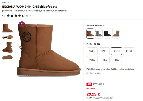 O'NEILL BESIANA WOMEN HIGH Schlupfboots, versch. Farben und Größen O'NEILL BESIANA WOMEN HIGH Schlupfboots, versch. Farben und Größen