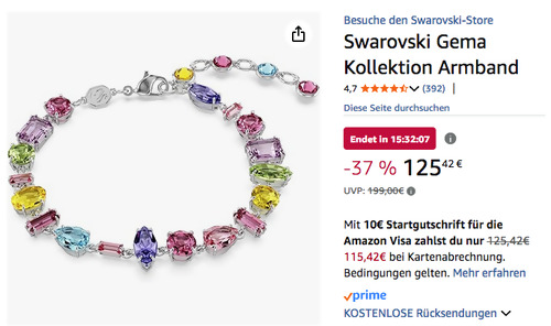 Swarovski 5656427 Gema Armband