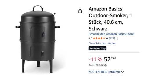 Amazon Basics 67586 Outdoor-Smoker Amazon Basics 67586 Outdoor-Smoker