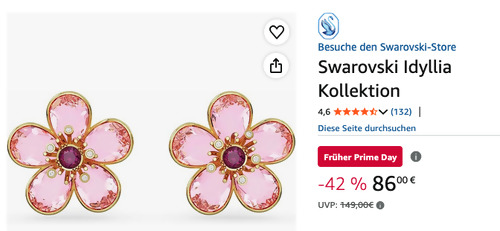 Swarovski 5656635 Idyllia Florere Ohrstecker