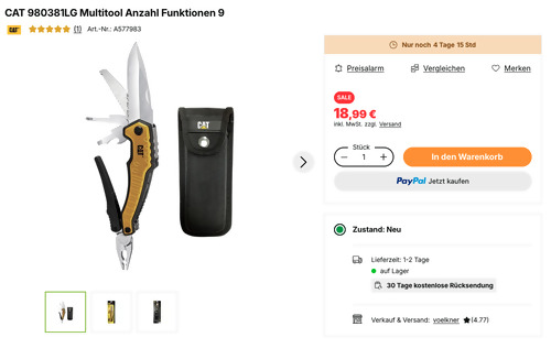 CAT 980381LG 9-in-1 Multitool CAT 980381LG 9-in-1 Multitool