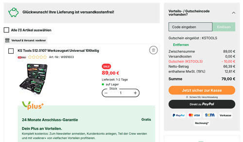 KS Tools 512.0107 106-tlg. Universal Werkzeugset KS Tools 512.0107 106-tlg. Universal Werkzeugset