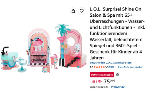 L.O.L. Surprise! Shine On Salon & Spa Spielset L.O.L. Surprise! Shine On Salon & Spa Spielset