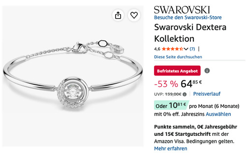 Swarovski 5733399 Dextera Armreif